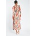 All Over Printed Maxi Dress