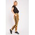 Animal Print Side Striped Trousers