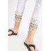 Ethnic Embroiered Hem Trousers
