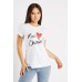 Glittery Heart Casual T-Shirt