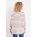 Horizontal Striped Knitted Top