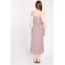 Lace Sleeve Off Shoulder Midi Dress