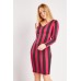 Large Stripes Bodycon Dress