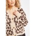 Leopard Pattern Loose Fit Cardigan