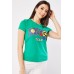 Partly Cotton Printed Casual T-Shirt