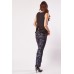 Skinny Fit Embossed Trousers