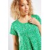 Speckled Two Tone Textured Top