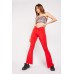 Tie Up Waist Flared Trousers